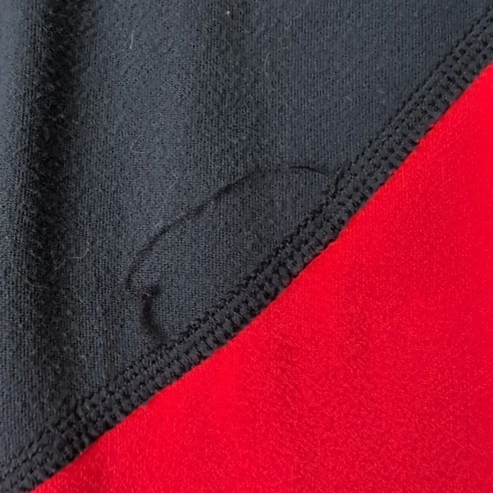 Lululemon Striped Navy Orange Pink Yoga Running Leggings Drawstring Waist 6 - Picture 9 of 11